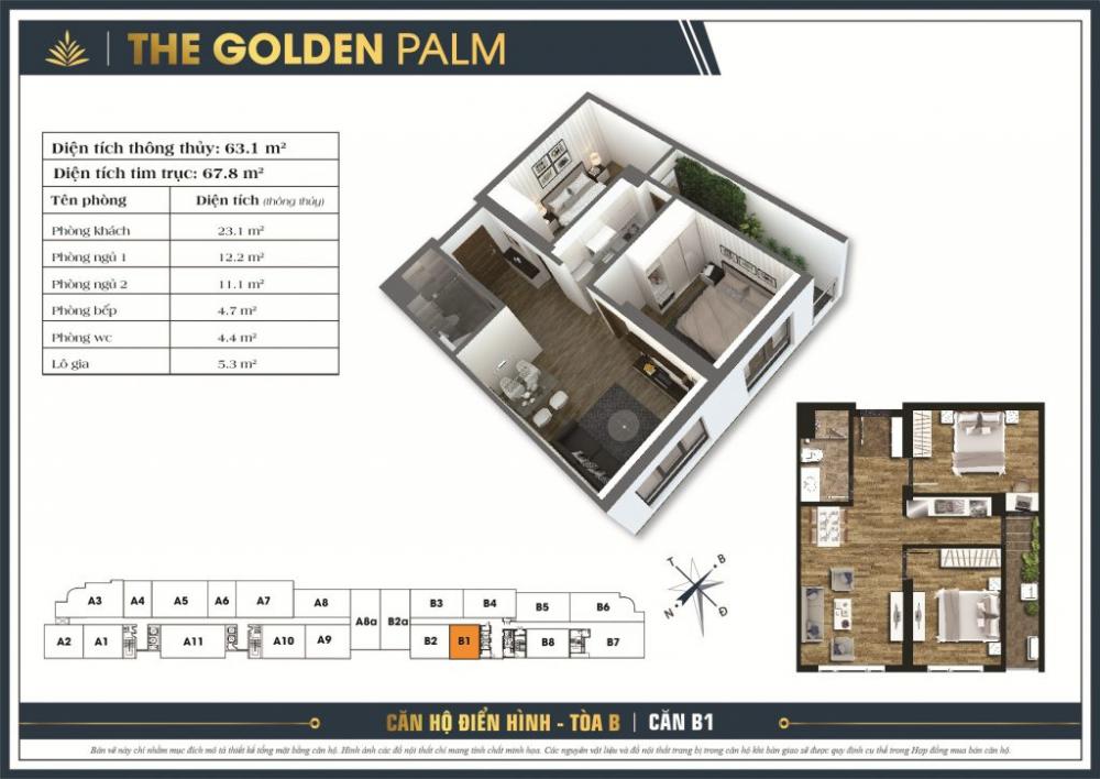 Thiết kế căn hộ B1