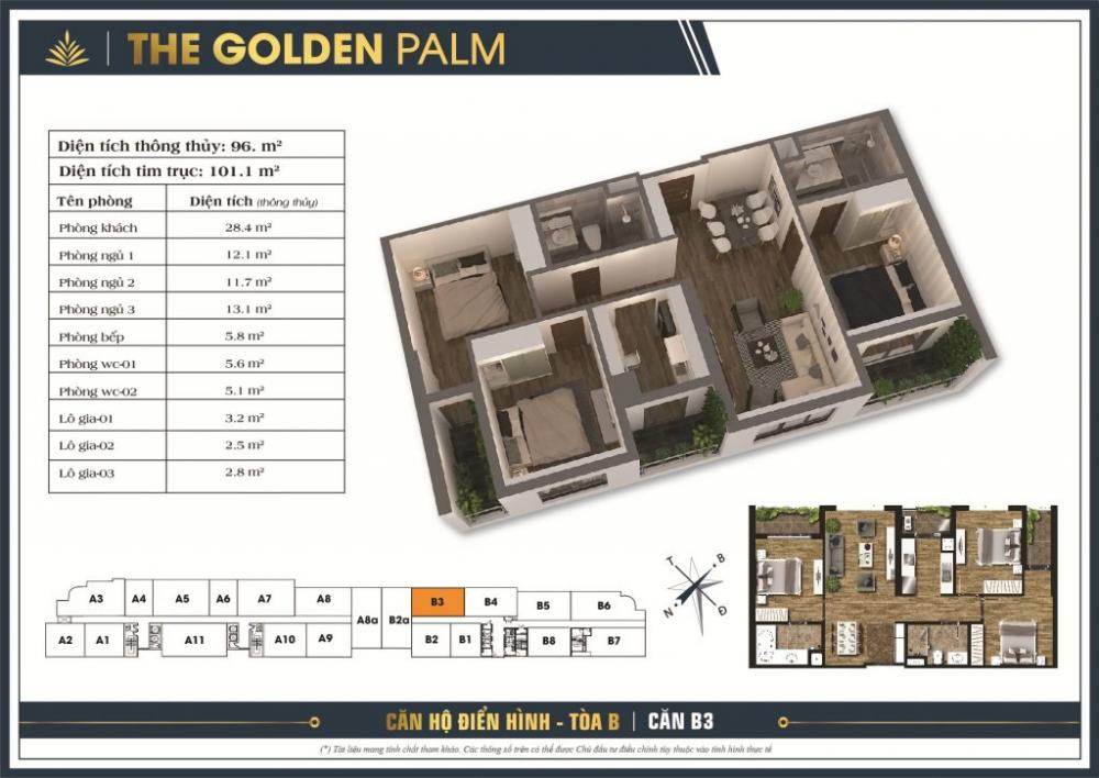 Thiết kế căn hộ B3