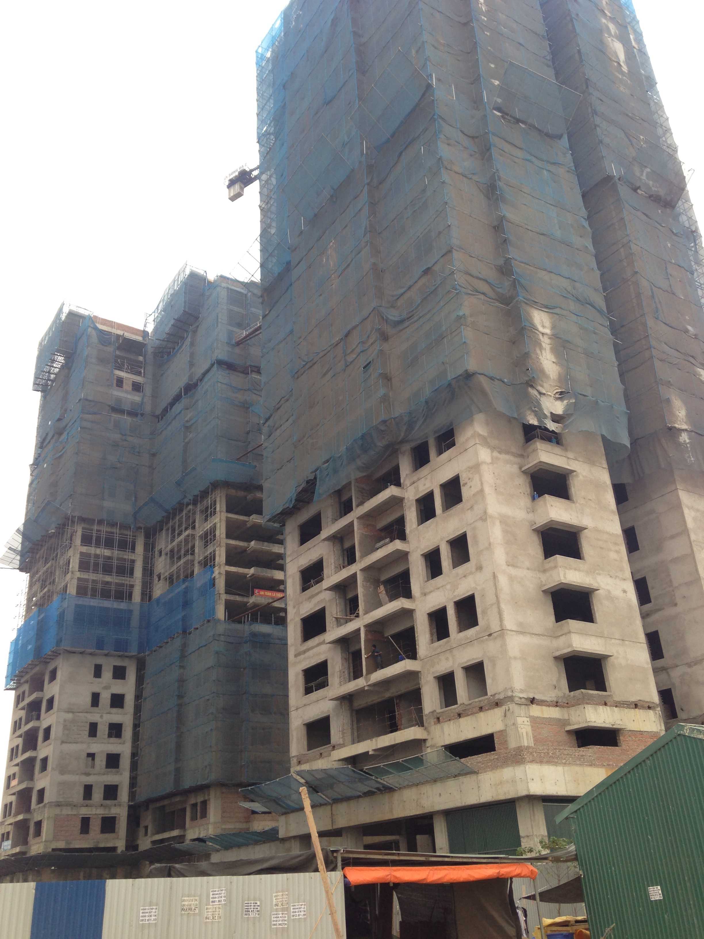 Dự án đang hoàn thiện thô