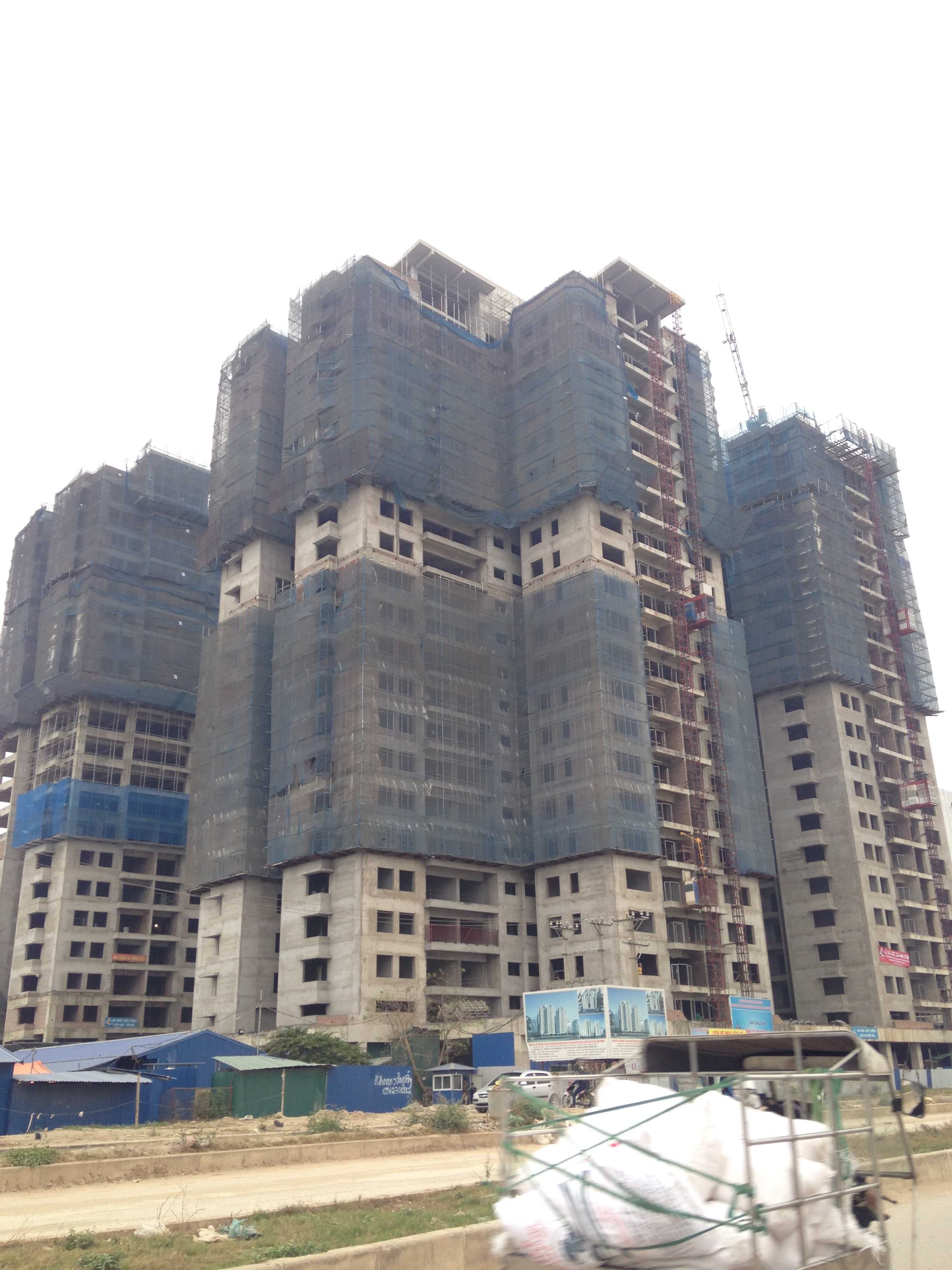 Dự án đang hoàn thiện thô