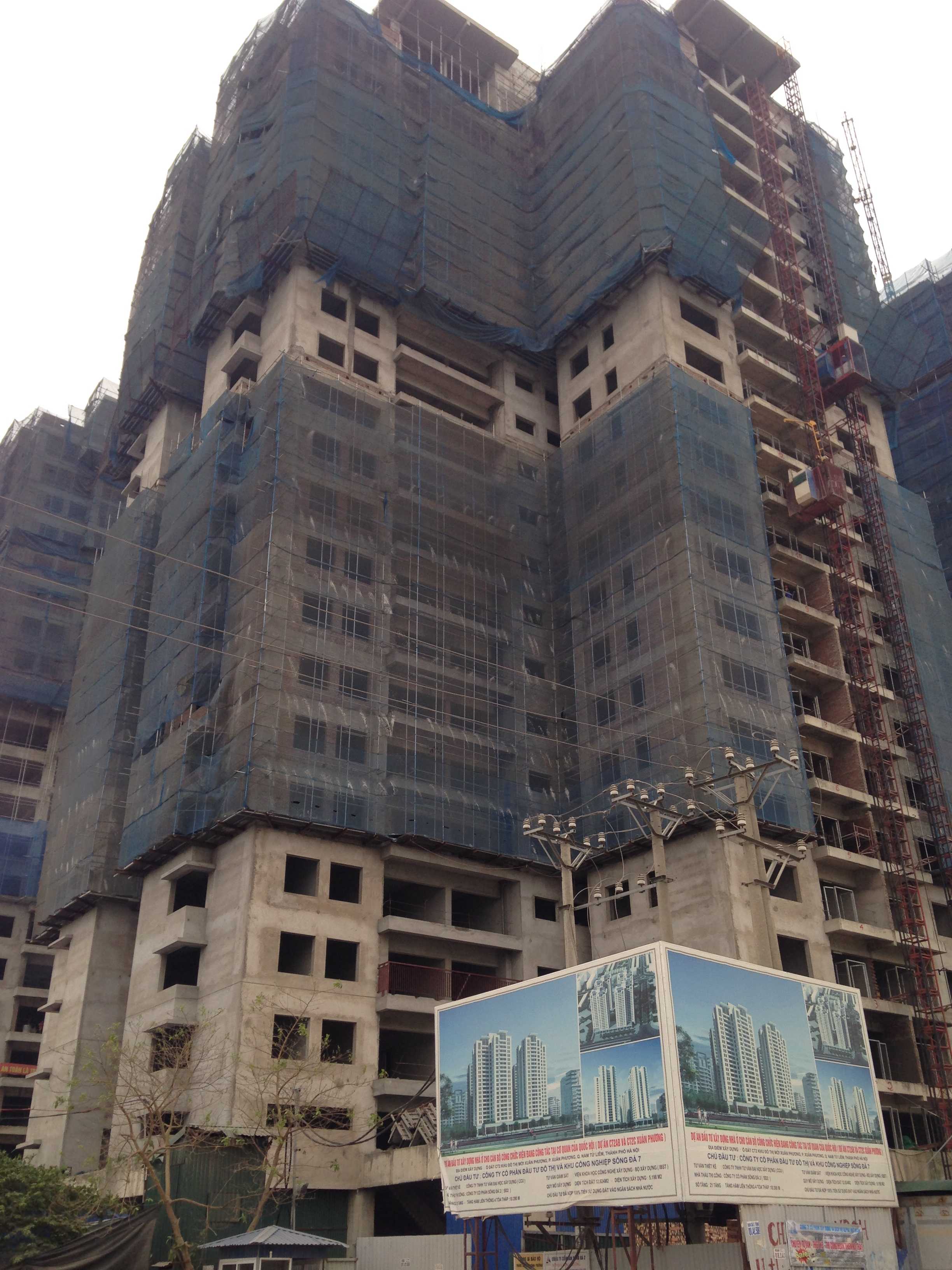 Dự án đang hoàn thiện thô