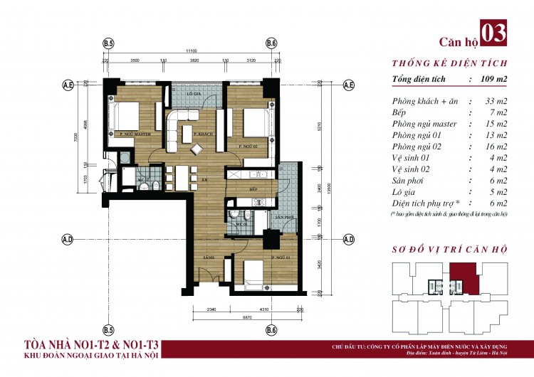 Thiết kế căn hộ số 03