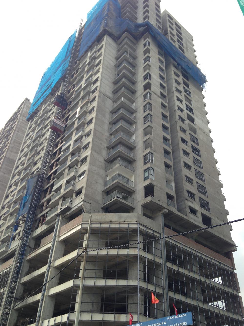 Dự án đang thi công tới tầng 28