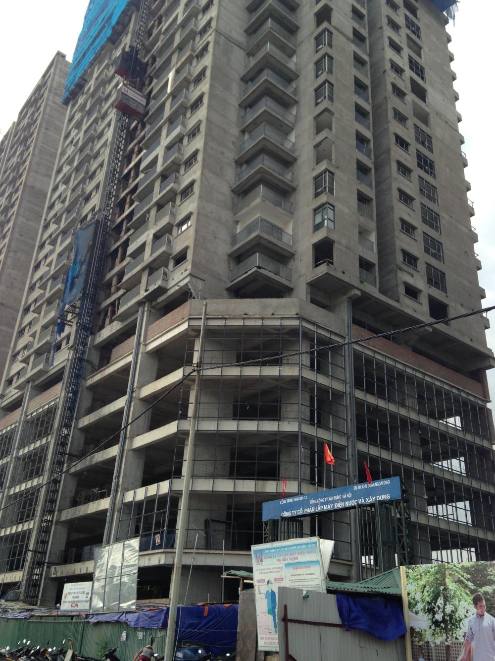 Dự án đang thi công tới tầng 28