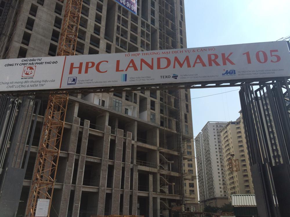 Dự án đã cất nóc tầng 50, đang hoàn thiện mặt ngoài