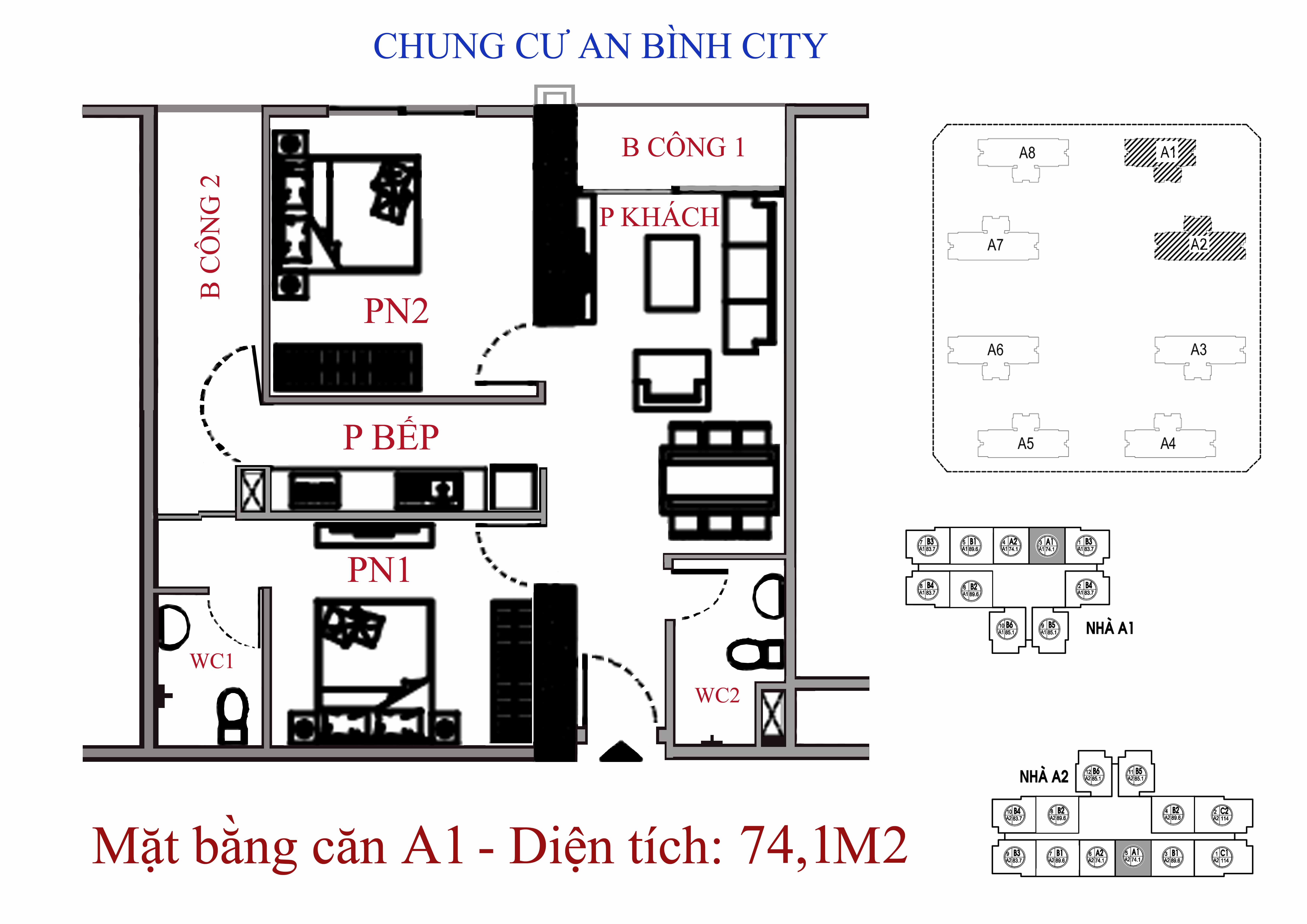 Thiết kế căn hộ A1