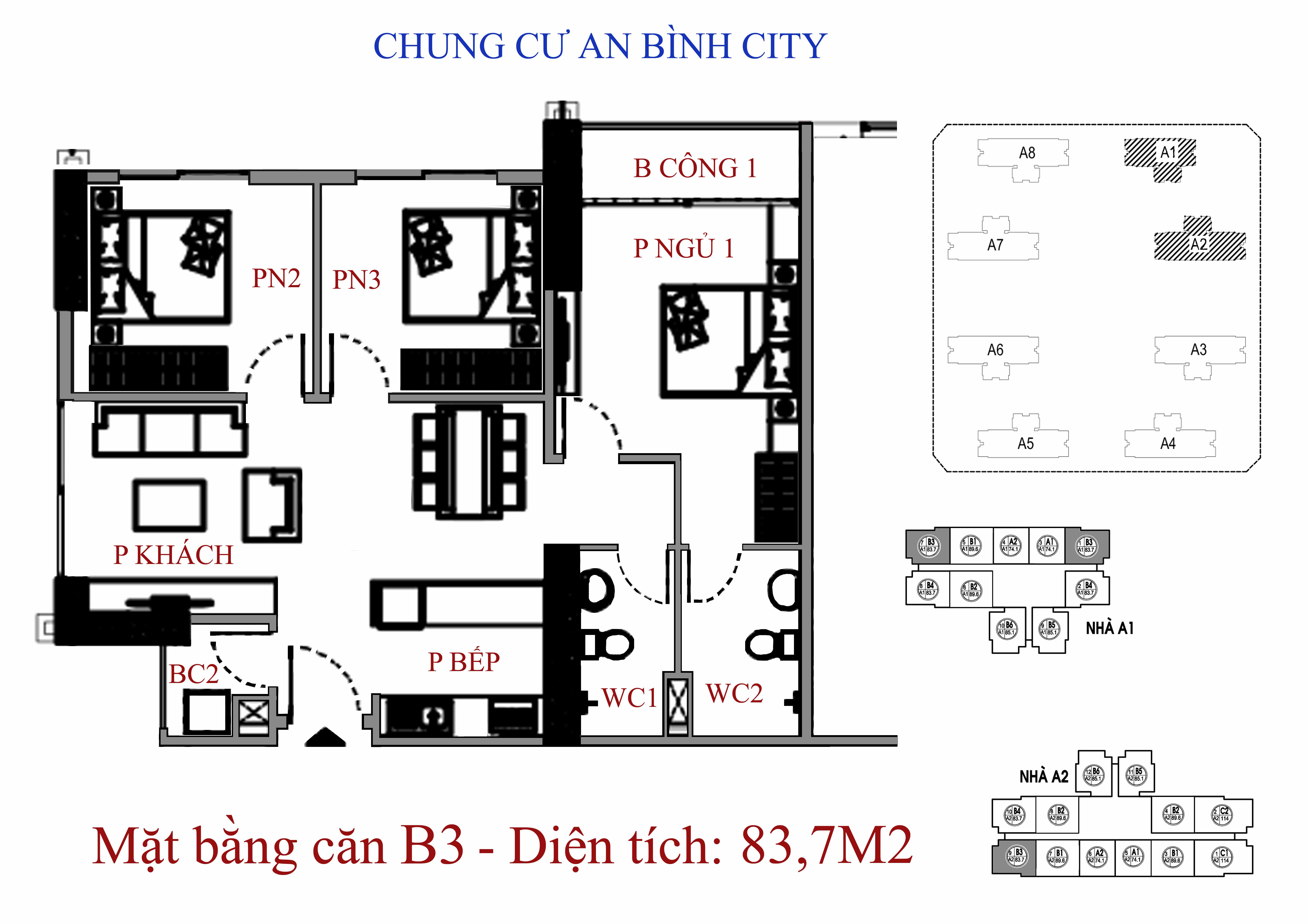 Thiết kế căn hộ B3