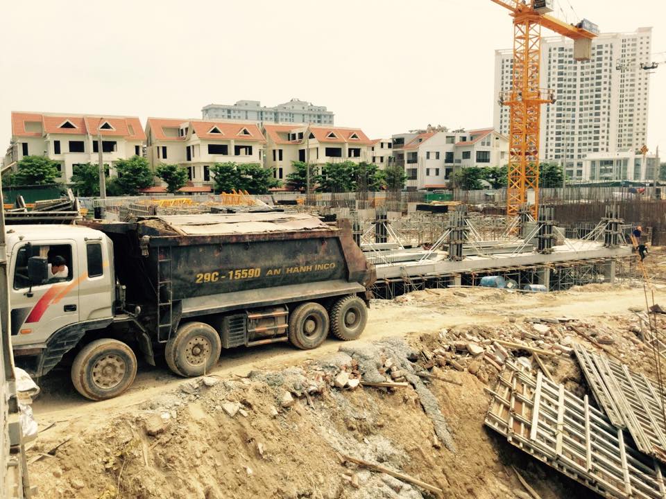 Các tòa nhà A2– A3– A4– A6-A7 hiện tại đang trong quá trình hoàn thiện móng.