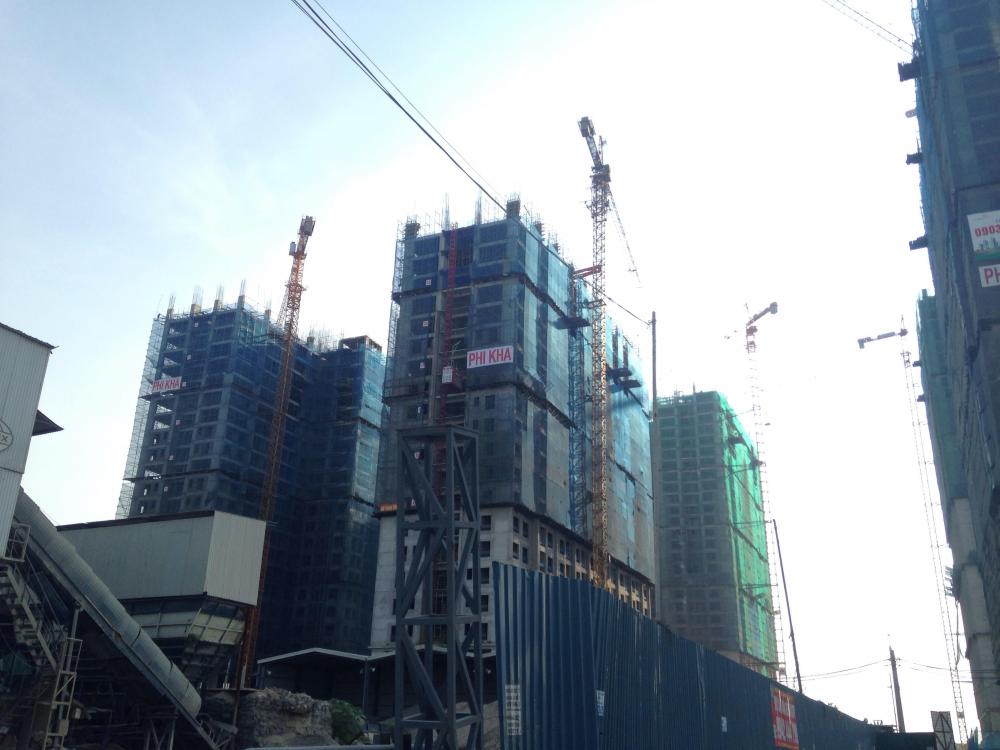 6 tòa đã xong thô, còn lại đang thi công từ tầng 20 đến 23