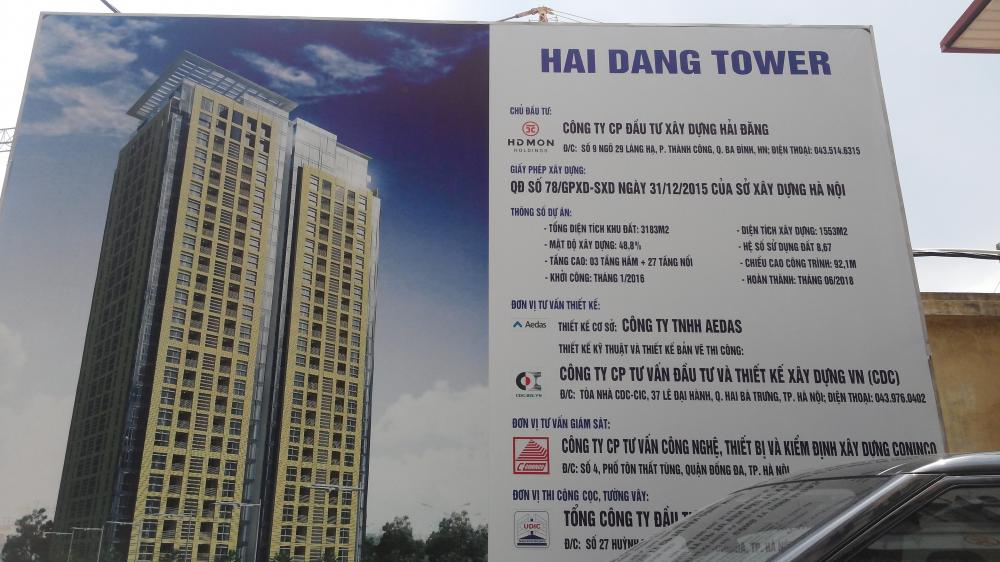 Dự án đang thi công những mặt sàn đầu tiên