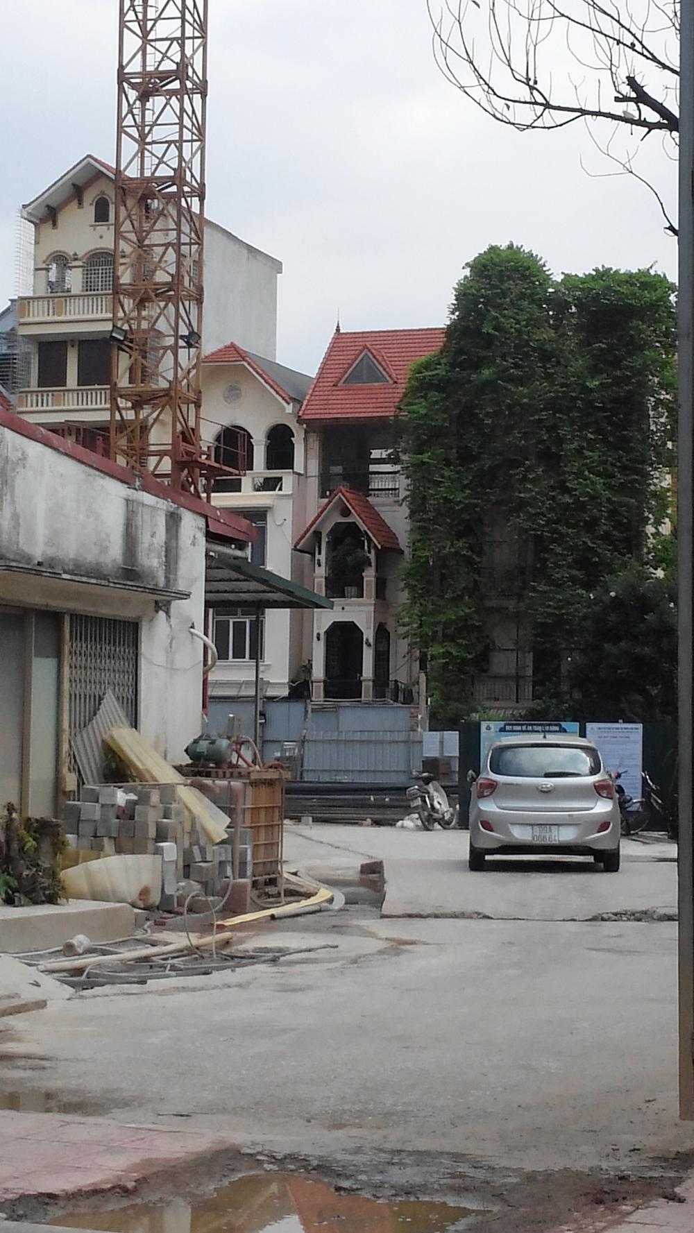 Dự án đang thi công những mặt sàn đầu tiên