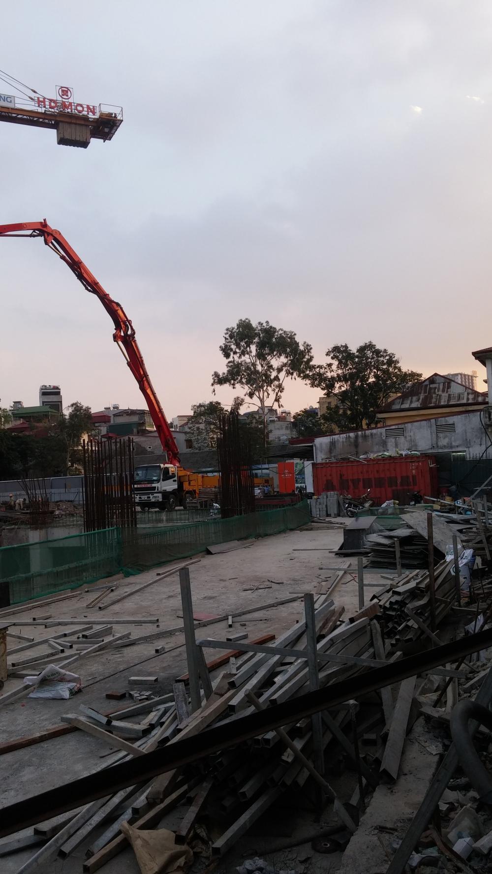 Dự án đang tiếp tục thi công những hạng mục đầu tiên