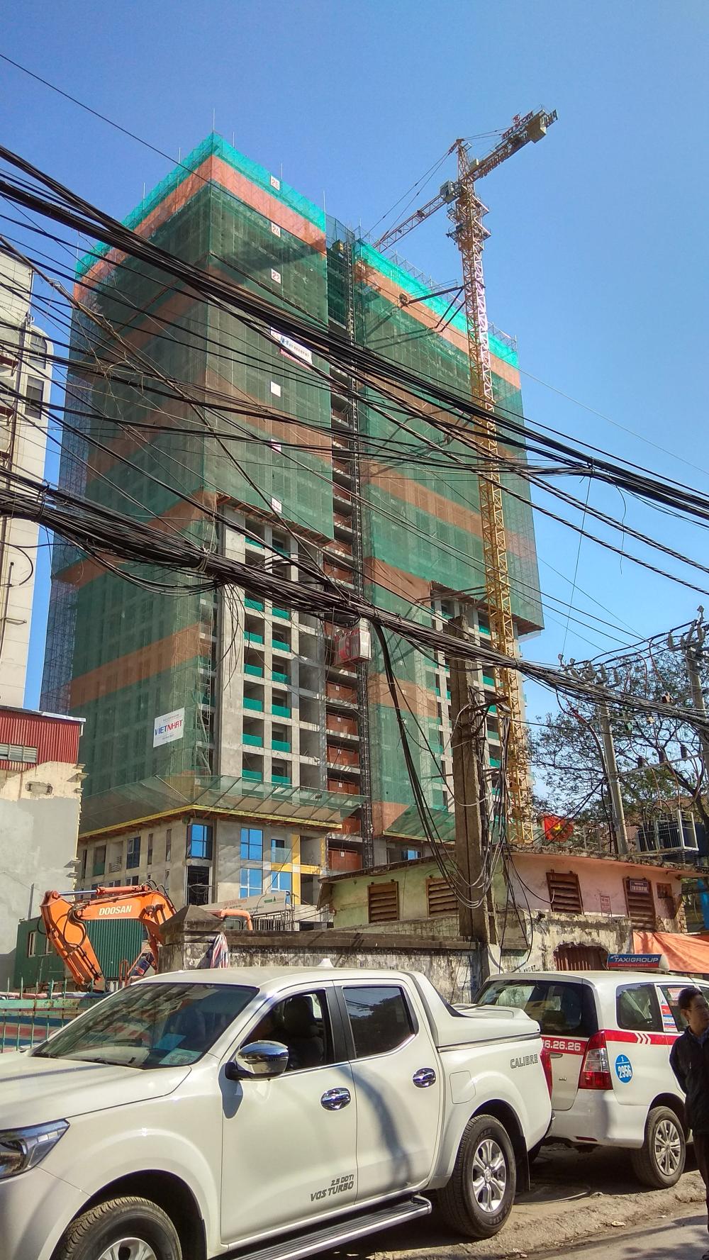 Dự án đang thi công tới tầng 26