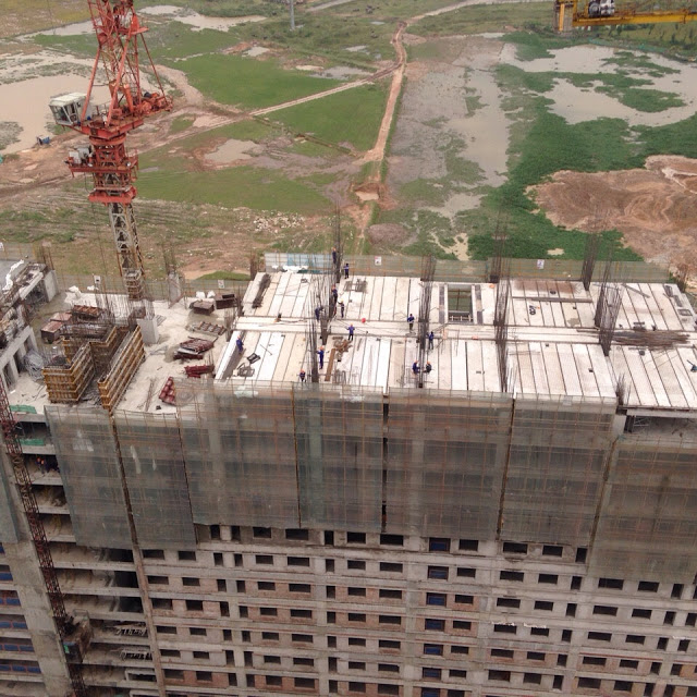 Dự án đã cất nóc