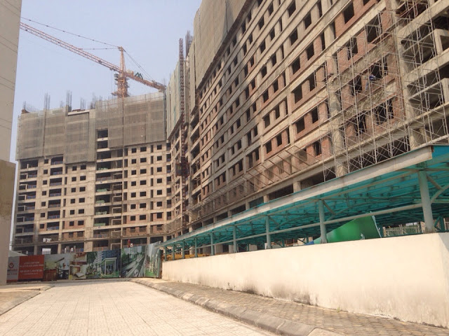 Dự án đã thi công xong kết cấu tầng 20