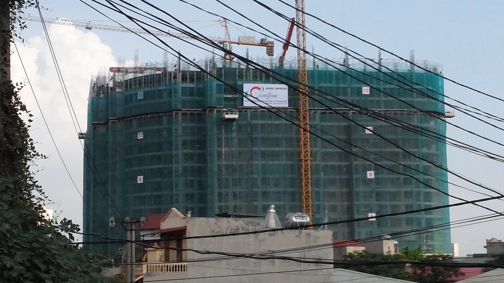 Dự án đang thi công tới sàn tầng 17