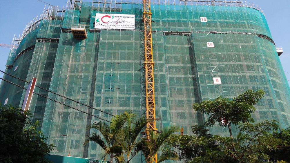 Dự án đang thi công tới sàn tầng 17