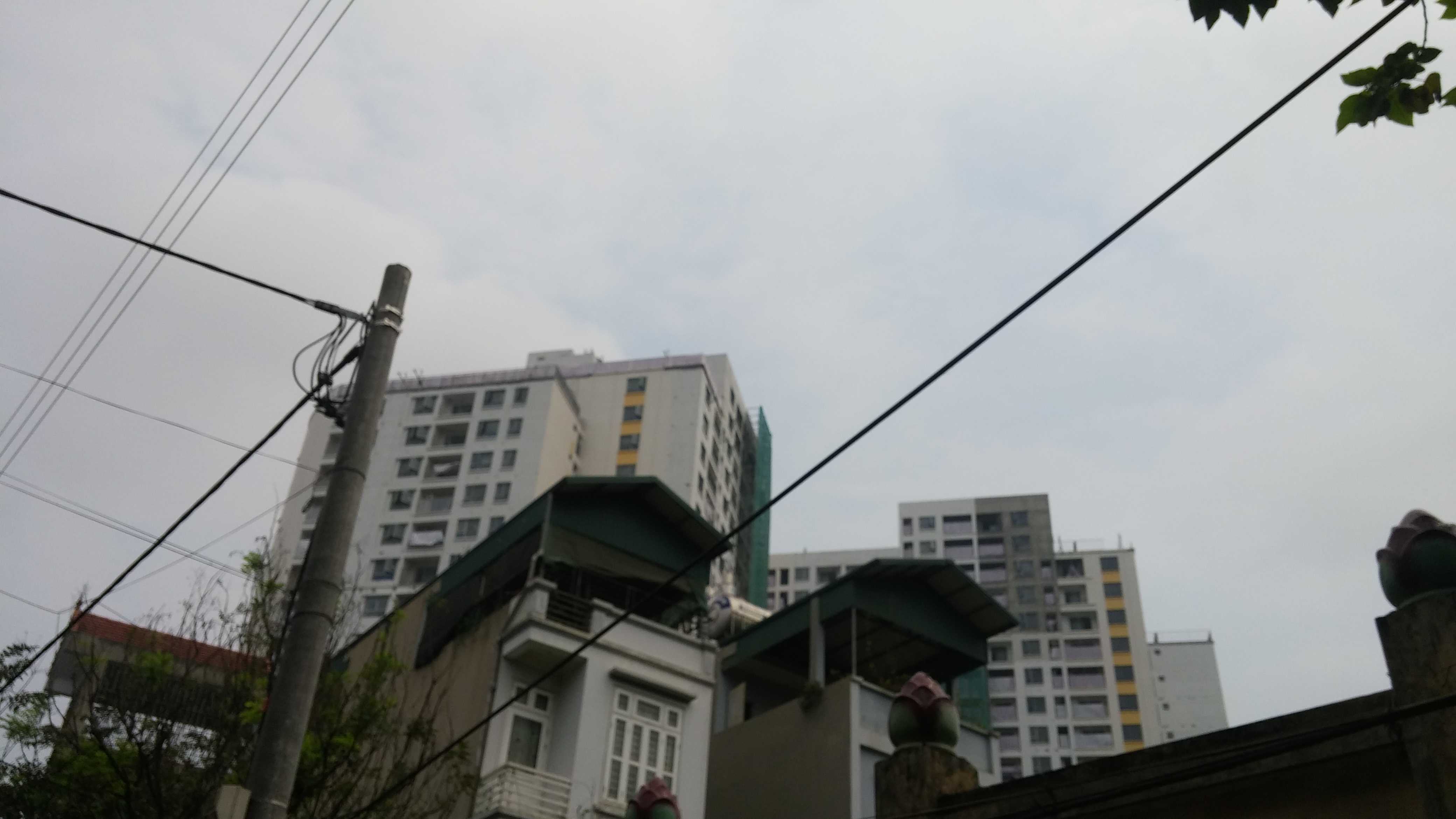 Dự án đang hoàn thiện và sơn bên ngoài