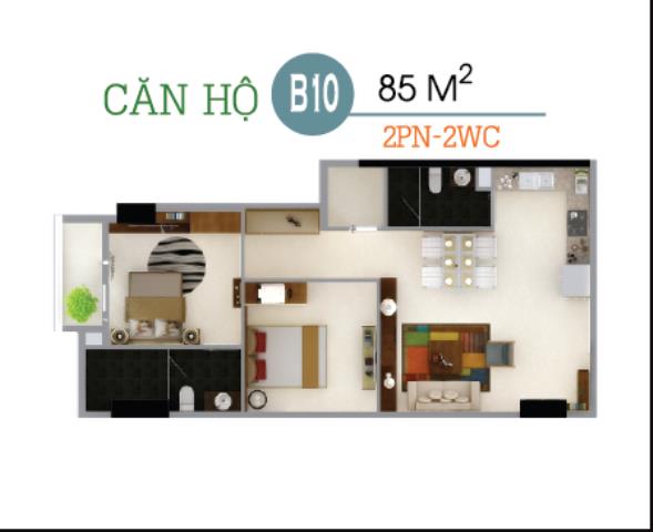 Thiết kế căn hộ B10