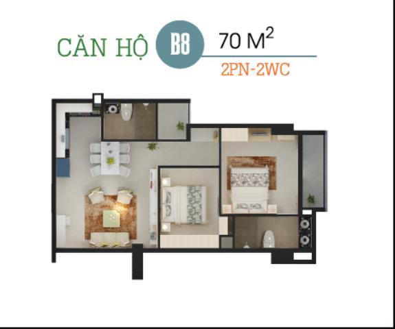 Thiết kế căn hộ B8