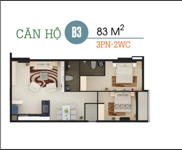 Thiết kế căn hộ B3