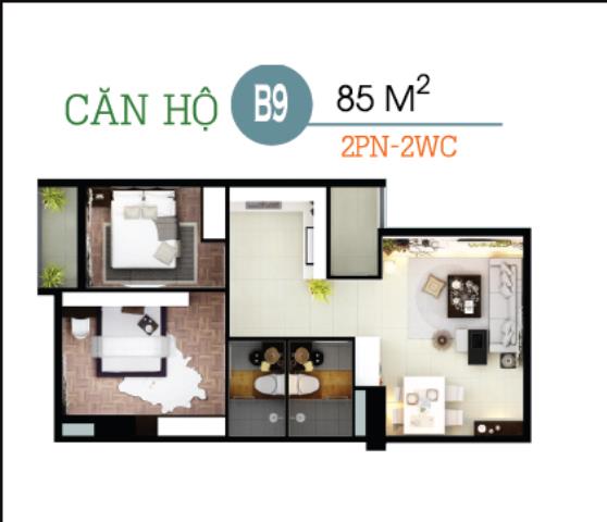 Thiết kế căn hộ B9