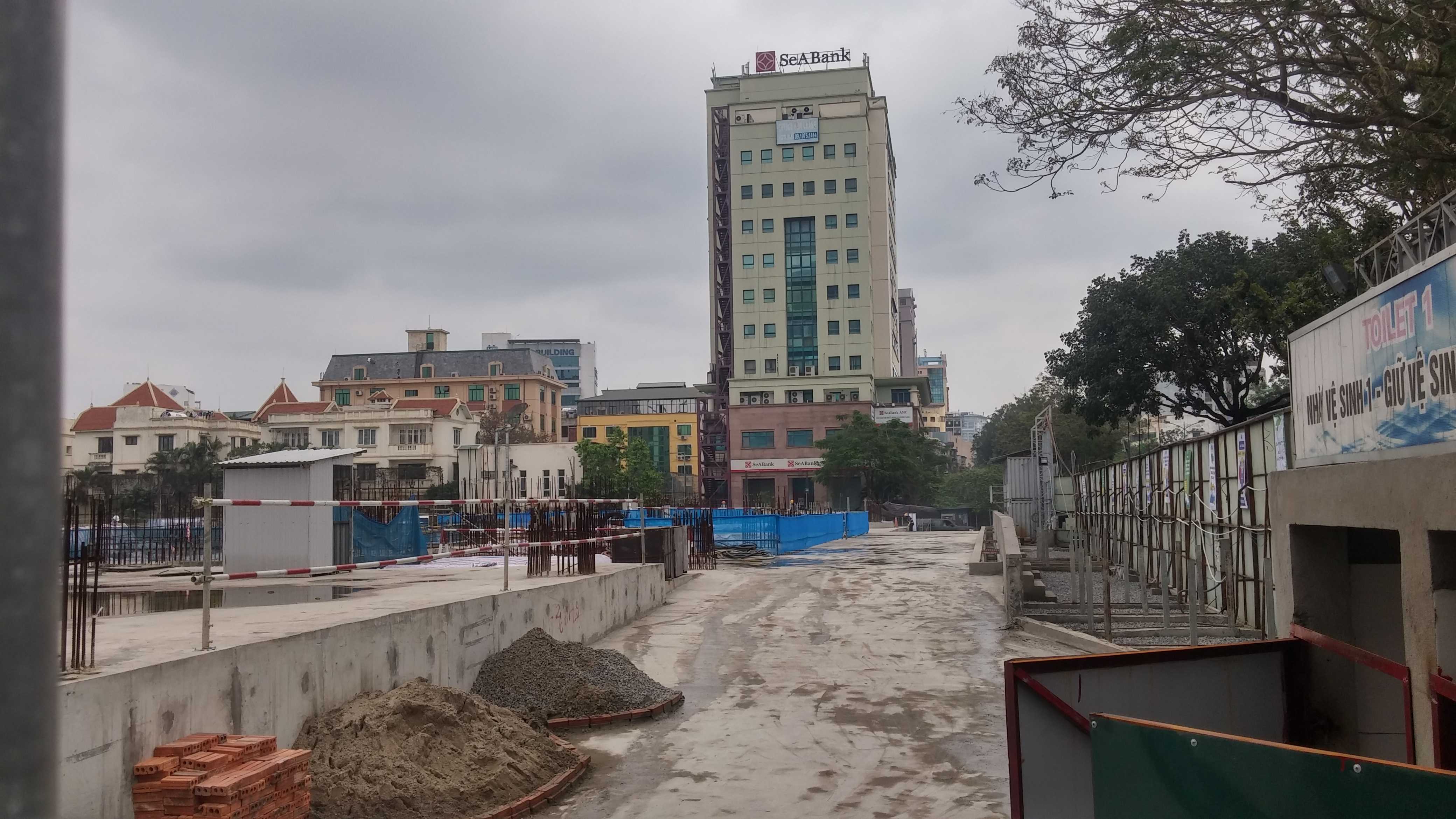 Dự án đang có dấu hiệu thi công trở lại