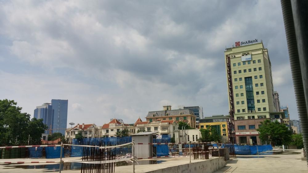 Dự án đang xây dựng mặt sàn tầng 1