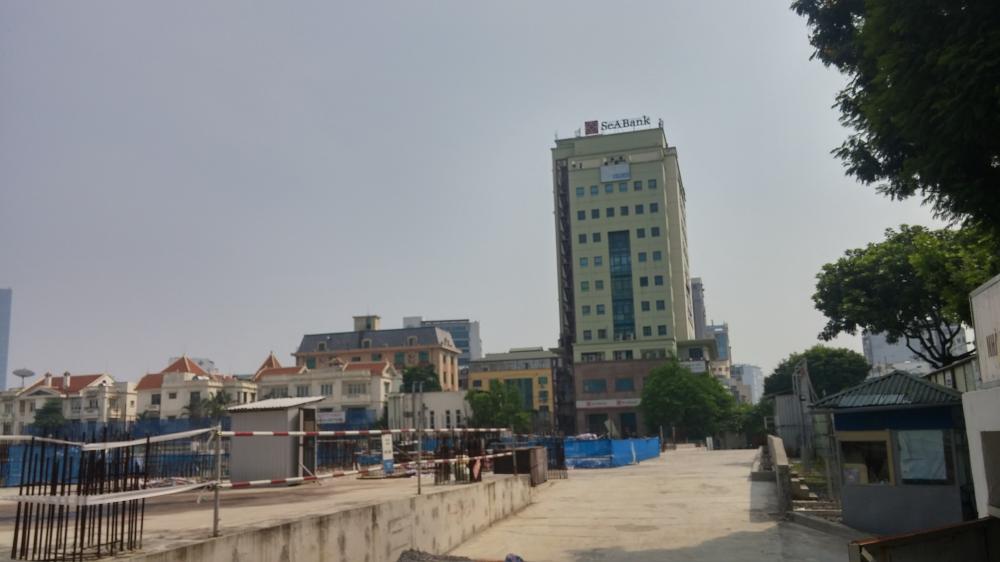 Dự án đang thi công mặt sàn tầng 1