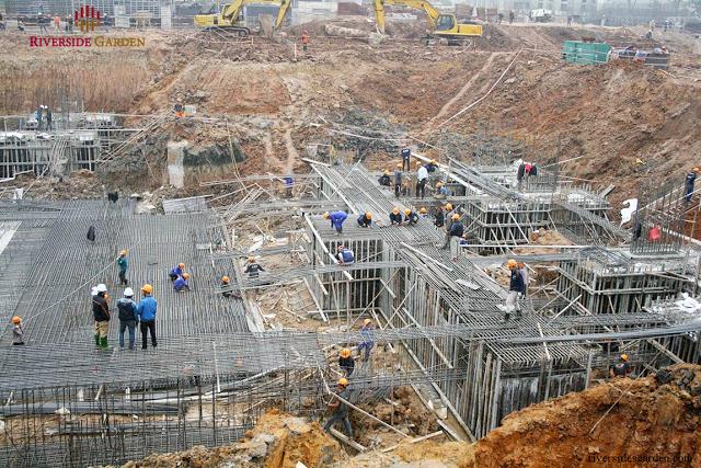 Dự án đang dần hoàn thiện phần móng