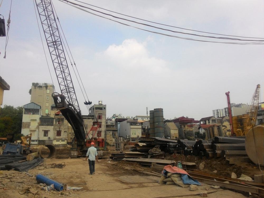 Dự án đang dần hoàn thiện phần móng
