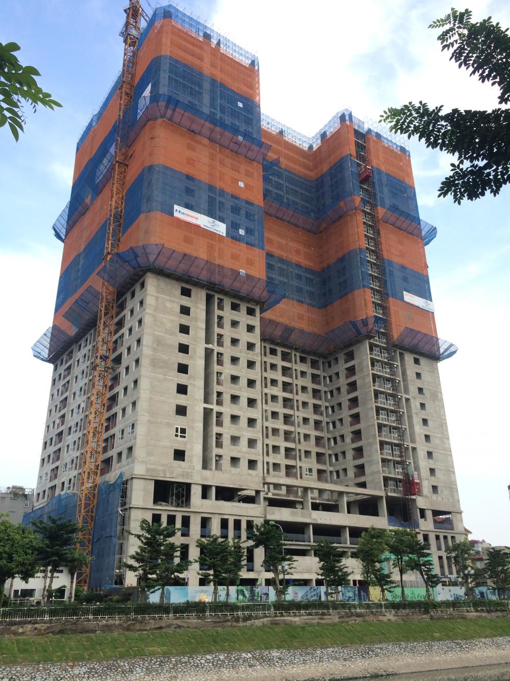 Dự án đang thi công tới mặt sàn tầng 31