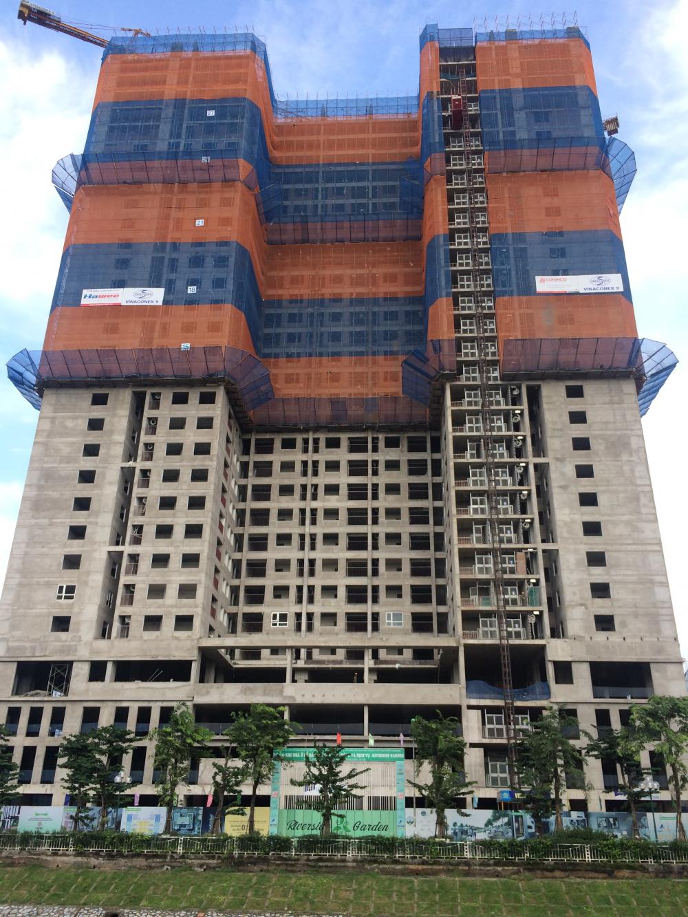 Dự án đang thi công tới mặt sàn tầng 31