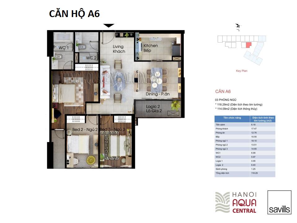 Thiết kế căn hộ A6