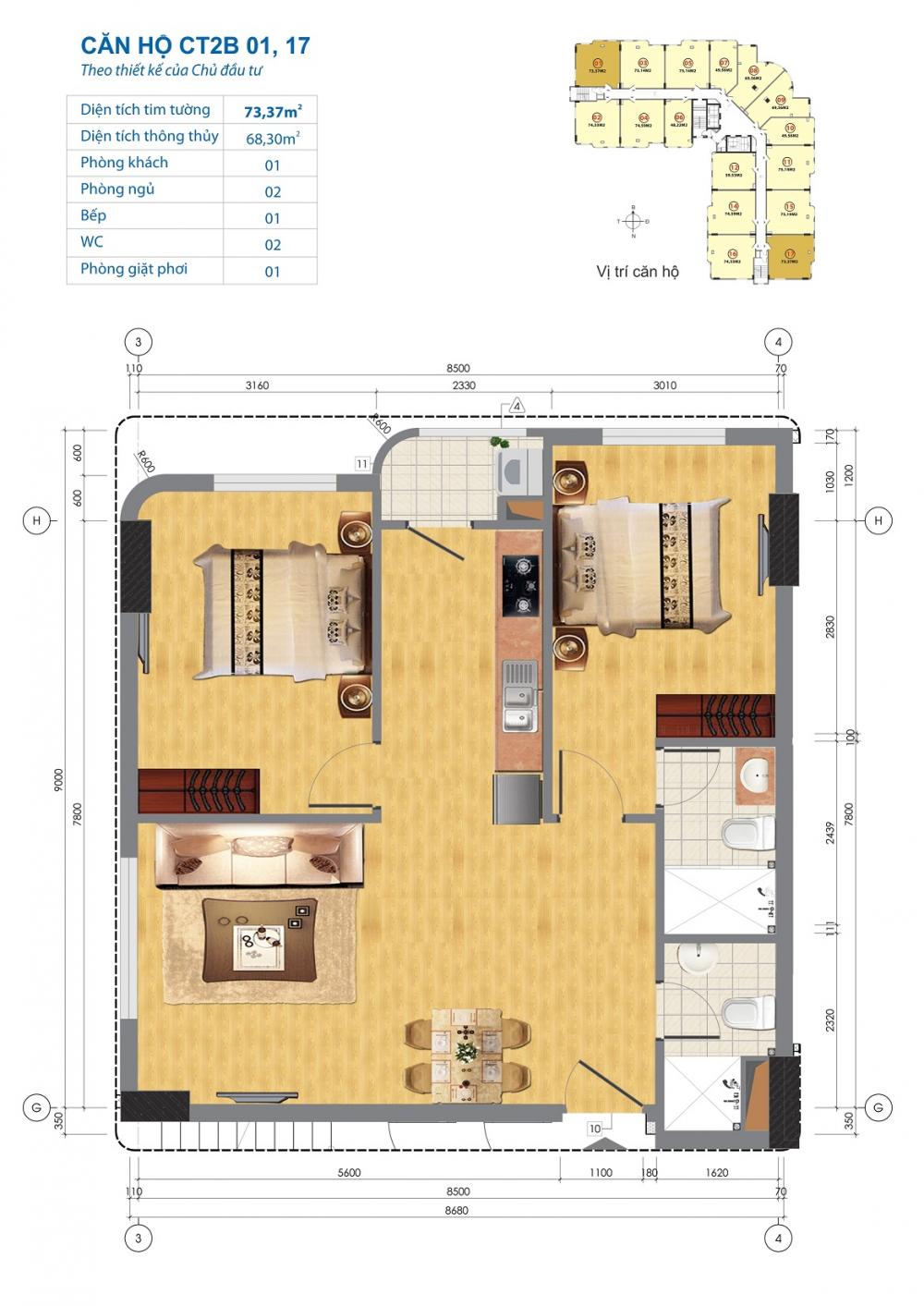Thiết kế căn hộ 01, 17