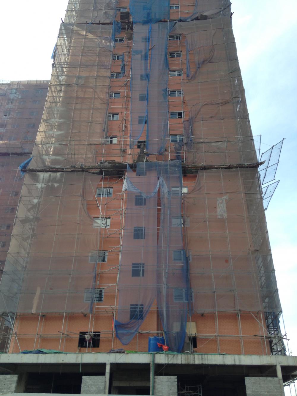 Dự án hiện đang hoàn thiện phần thô mặt ngoài