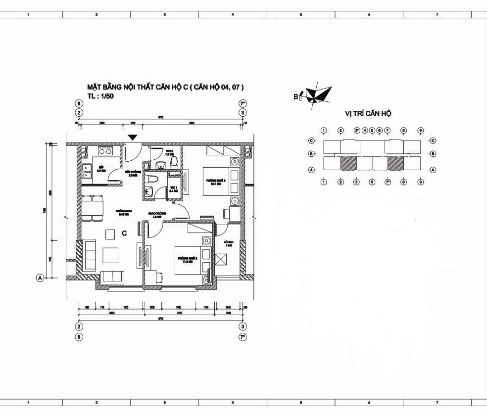 Thiết kế căn hộ 04, 07