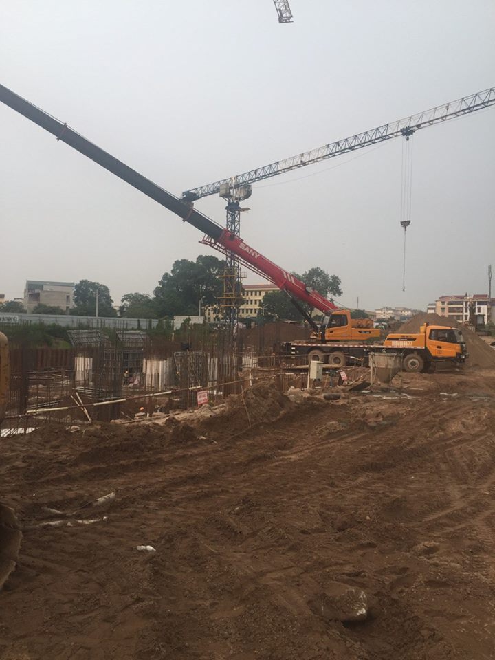 Dự án đang trong quá trình xây lên tầng