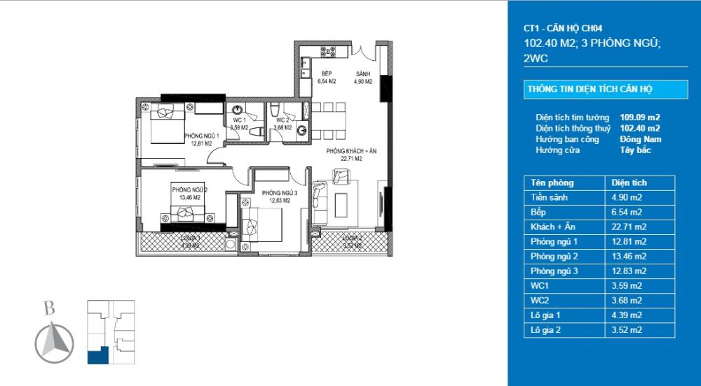 Thiết kế căn hộ CH04