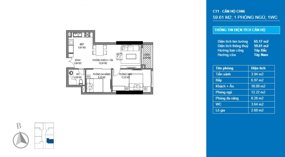 Thiết kế căn hộ CH06