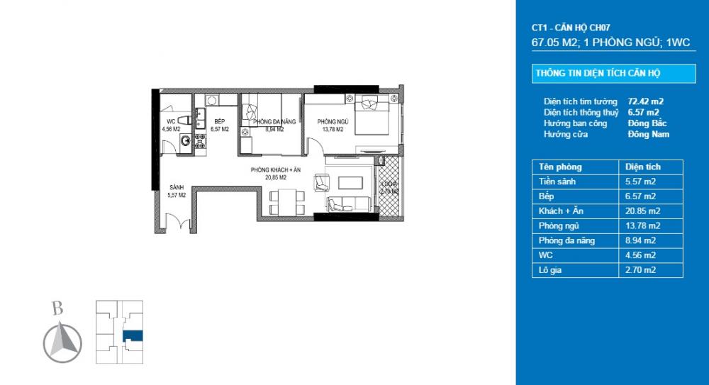 Thiết kế căn hộ CH07