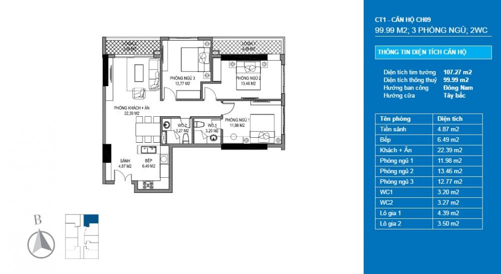 Thiết kế căn hộ CH09