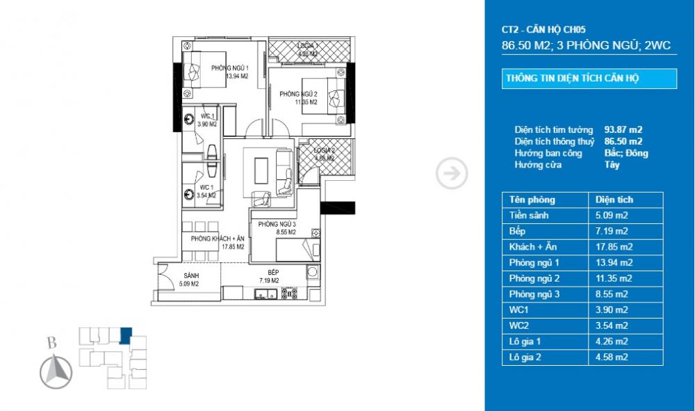 Thiết kế căn hộ CH05