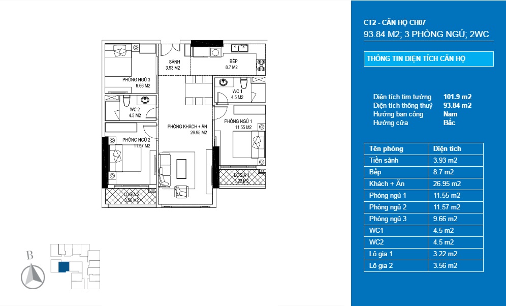 Thiết kế căn hộ CH07