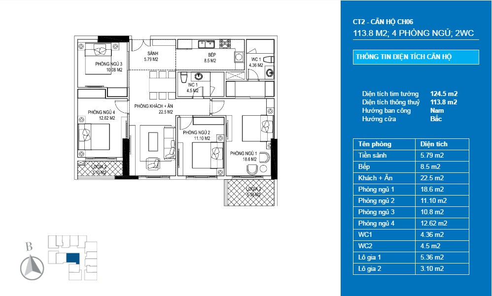 Thiết kế căn hộ CH06