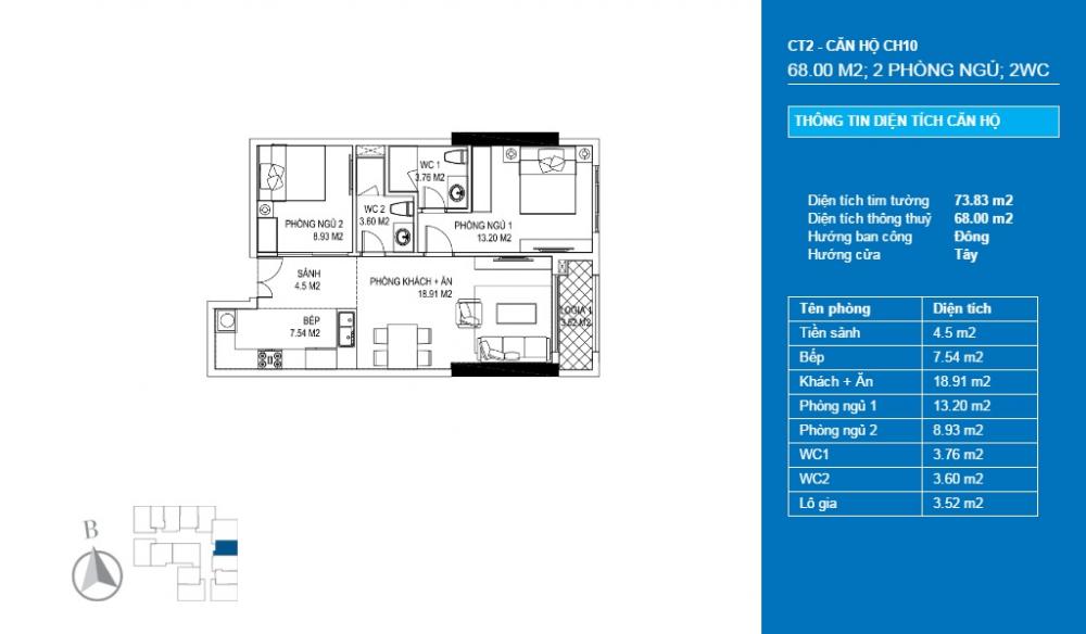 Thiết kế căn hộ CH10