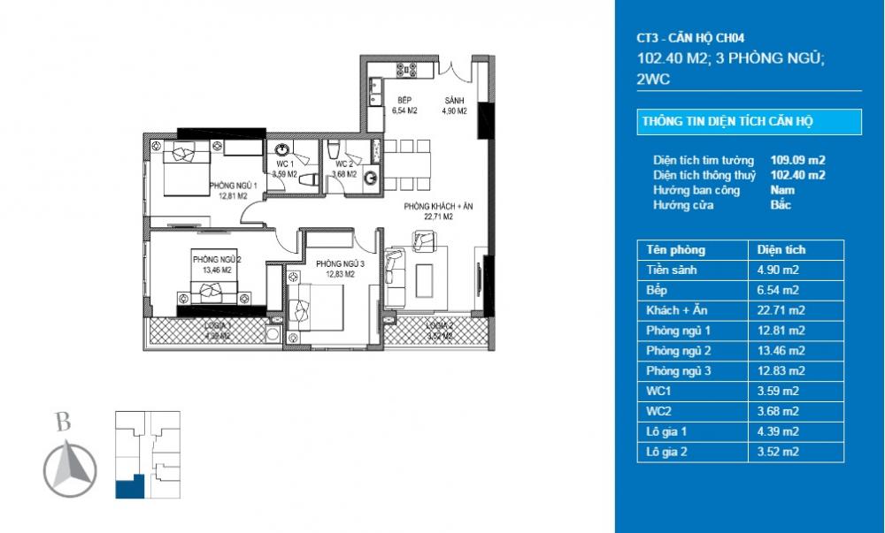 Thiết kế căn hộ CH04