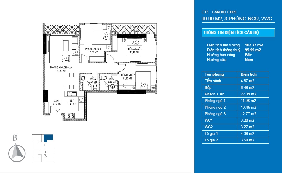 Thiết kế căn hộ CH09