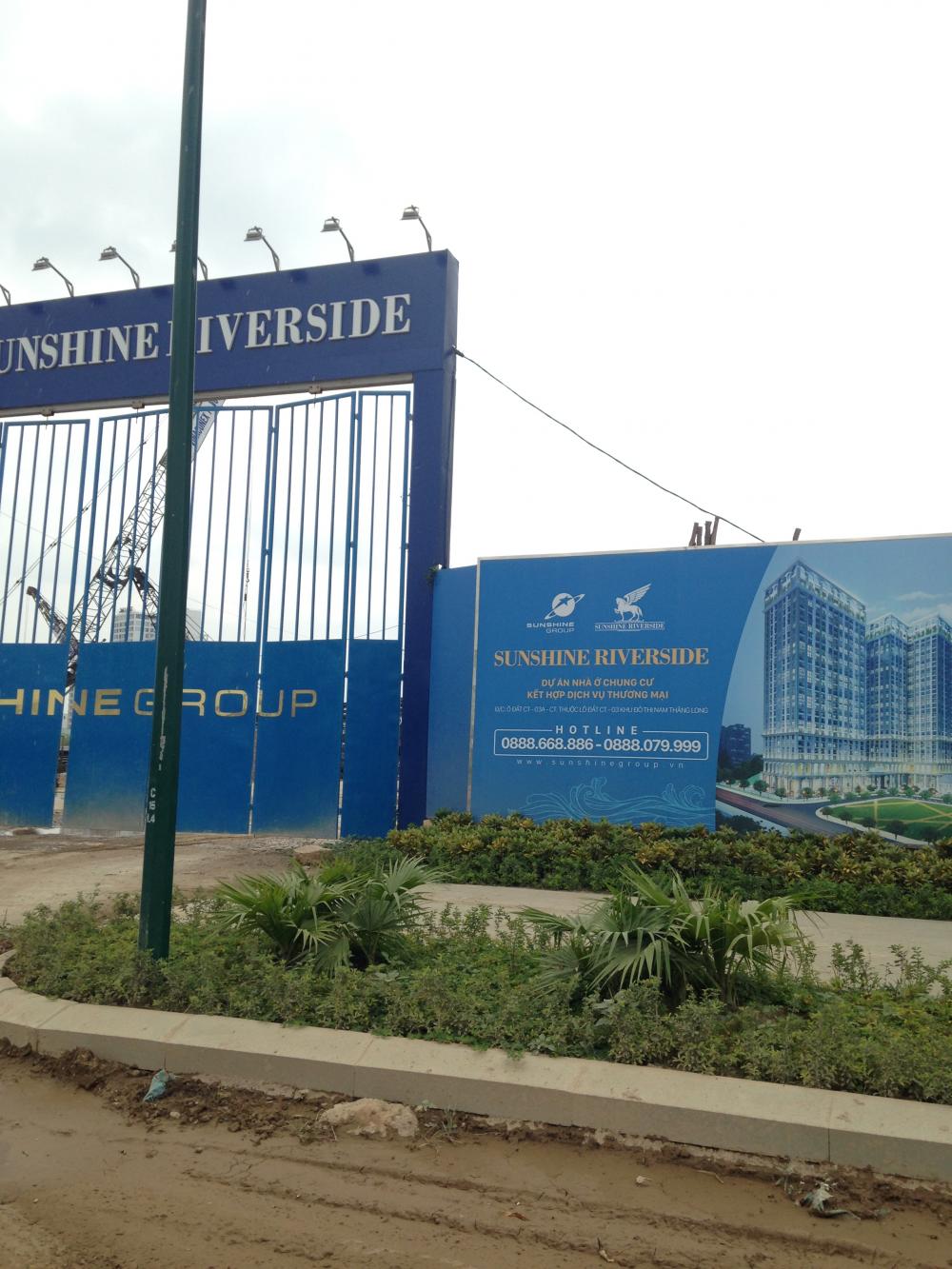 Dự án đang thi công móng, làm hầm