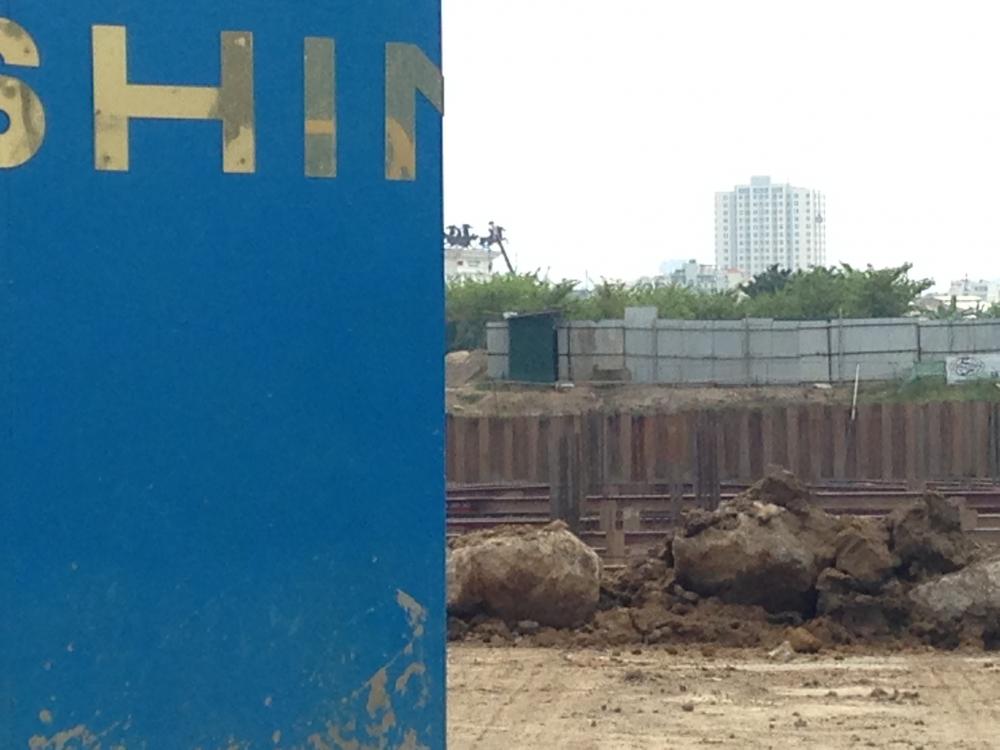 Dự án đang thi công móng, làm hầm